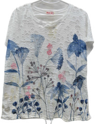 Футболки женские БАТАЛ оптом 46725309 8105-100