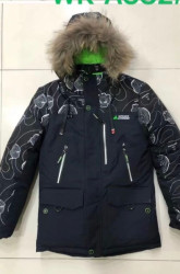 Куртки зимние подростковые (черный) оптом Китай 67034852 А382-44