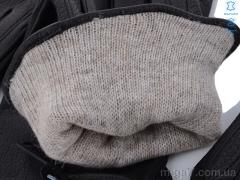 Перчатки, RuBi оптом S104М шкіра оленя-хутро black
