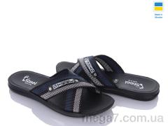 Шлепки, DeMur оптом TRK 007 black-grey-blue new