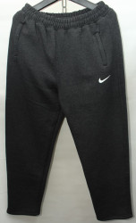 Спортивные штаны мужские БАТАЛ на флисе (серый) оптом 08149765 02-39