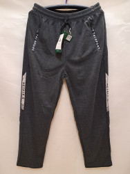 Спортивные штаны мужские БАТАЛ (серый) оптом 82674590 127-19