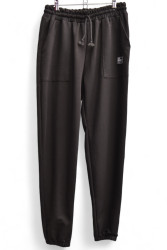 Спортивные штаны женские (серый) оптом 10378269 03-26