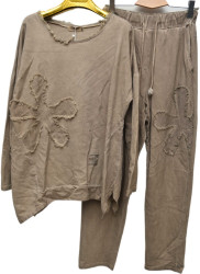 Костюмы женские БАТАЛ оптом 23901548 160-19