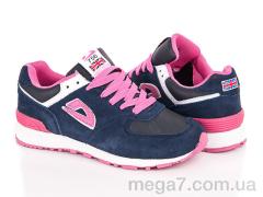 Кроссовки, Veer-Demax оптом B7756-6 d.blue-pink