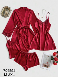 Нічні піжами жіночі (4-ка) оптом XUE LI XIANG