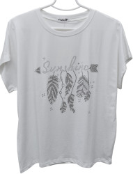 Футболки женские БАТАЛ оптом 96045712 1208-125