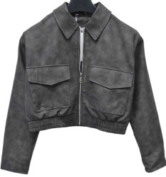 Куртки кожзам женские оптом 52049736 3707-17-13