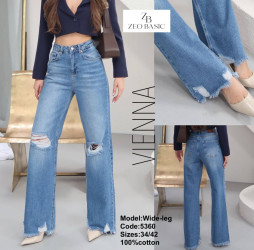 Джинсы женские ZEO BASIC оптом 42195073 5360-3
