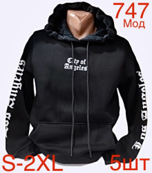 Худи мужские на флисе оптом 98073426 747-87