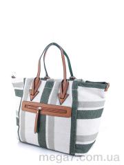 Сумка, Euromoda оптом EUROMODA X0990-1 green