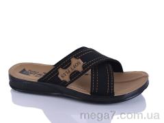 Шлепки, Oscar оптом 26-17 чорний