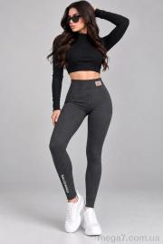 Лосины, Sport style оптом 2922 т.сірий