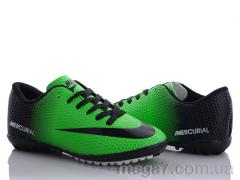Футбольная обувь, VS оптом Nike Mercurial green/black(40-44)