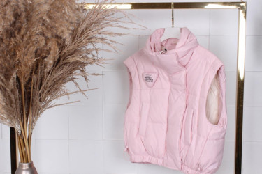 Куртки-жилетки демисезонные подростковые оптом 51860924 9317-61