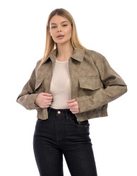Куртки кожзам женские оптом 93214570 3707-16-82
