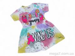 Платье, Kids-modnik оптом 1007 різнокольоровий рожевий