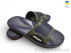 Шлепки, Rai shoes оптом M2 чорний