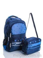Рюкзак, Back pack оптом 1320 blue-d.blue
