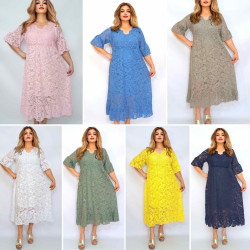 Платья женские БАТАЛ оптом 67109438 253-46