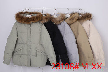 Куртки зимние женские (черный) оптом 85640921 23108-1