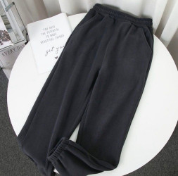 Спортивные штаны женские (черный) оптом 59413762 1032-1