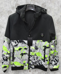 Куртки демисезонные мужские KADENGQI (черный) оптом 92738564 EM2357-117