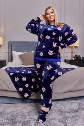 Ночные пижамы женские БАТАЛ оптом Турция 23684107 5241-53