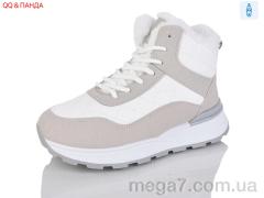 Ботинки, QQ&Панда оптом 8711 white-grey