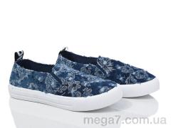 Слипоны, Waldem оптом WH48 дж.білий