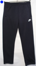 Спортивные штаны мужские на флисе (dark blue) оптом 40569127 01-22