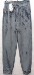 Спортивные штаны женские БАТАЛ на меху оптом 53082976 А505-141