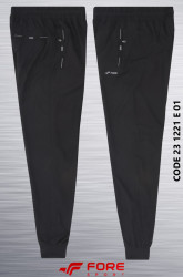 Спортивные штаны мужские (черный) оптом 64218597 MF23-1221-E01-16