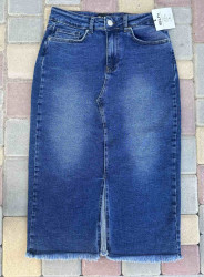 Юбки джинсовые женские SELF X БАТАЛ оптом 84503716 1026-6