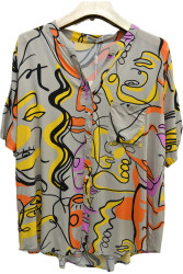 Рубашки женские БАТАЛ оптом 04253768 7649-103