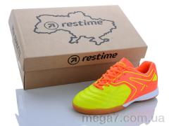 Футбольная обувь, Restime оптом DDB20210 r.orange-lime