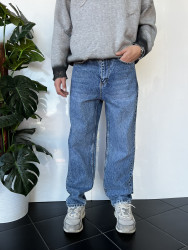 Джинси чоловічі I8DENIM оптом THREE BLACK  