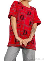 Футболка, Massmag оптом 4016 червоний