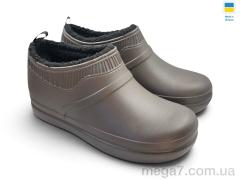 Галоши, Rai shoes оптом 8002 шоколад