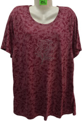 Футболки женские БАТАЛ оптом 71394285 106-180