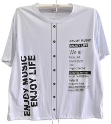 Футболки женские БАТАЛ оптом 73926408 7700-308