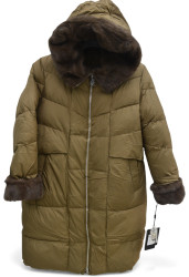 Куртки зимние женские БАТАЛ оптом 79064513 9532-135