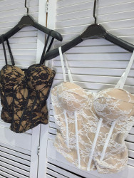 Корсеты женские (белые) оптом 26850341 8014-5