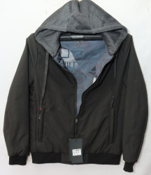 Куртки двусторонние демисезонные мужские (black) оптом 87601923 M6081-35