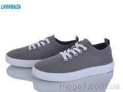 Кроссовки, Lvovbaza оптом B&R 610 сірий