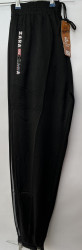 Спортивные штаны мужские БАТАЛ (black) оптом 01678329 112-6