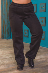 Спортивные штаны на флисе женские  БАТАЛ оптом 28795604 406-22