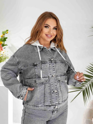 Куртки джинсовые женские оптом 62057983 341-10