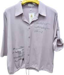 Рубашки женские БАТАЛ оптом 39826714 8805-5