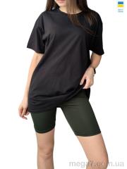 Футболка, Sport style оптом 10 жіноча чорний